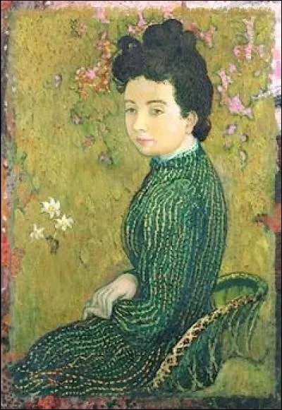 Qui a peint "Eva Meurier dans une robe verte" ?