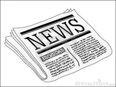 Quelle est la date d'apparition du premier journal écrit ?