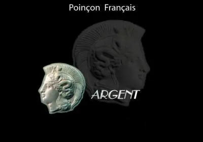 Quel est le poinçon français de l'argent (925 millièmes) ?