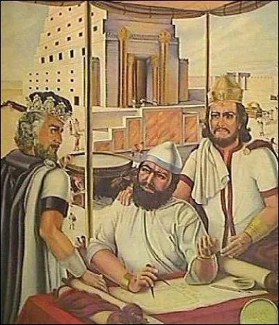 Un immense architecte construira le temple de Jérusalem à la demande de Salomon. Qui est-il ?