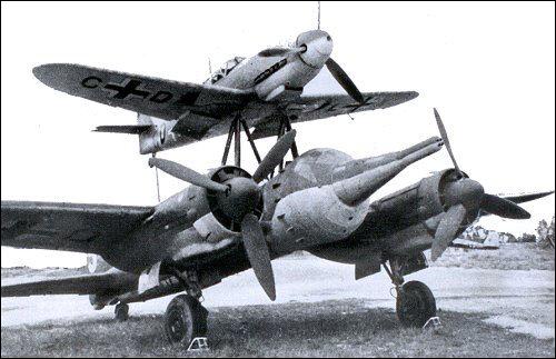 Quels avions allemands connurent la version Mistel ?