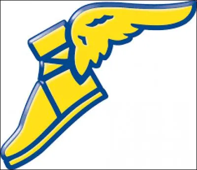 Quelle société cette chaussure ailée représente-t-elle ?