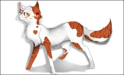 Je suis une chatte blanche au pelage constellé de taches rousses, j'ai également été défigurée par un chien. Qui suis-je ?