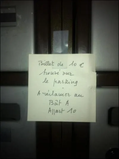 Si tout le monde arrive de la question 3, il va y avoir du monde sur le palier... Mais à quel étage (à quelle question) habite Migraine Farmer ?