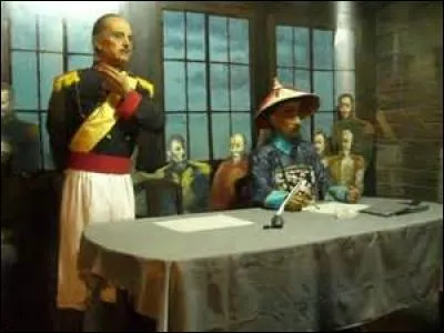 Le 29 août 1842, avec quel pays d'Asie la Grande-Bretagne signe-t-elle le traité de Nankin ?