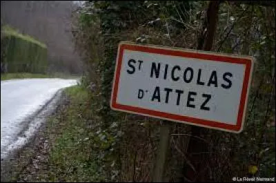 Ancienne commune Euroise, Saint-Nicolas-d'Attez se situe dans la nouvelle région ...