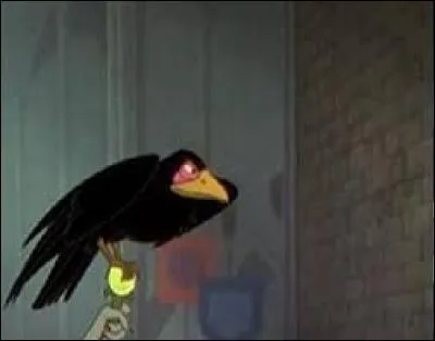 Quasimodo est dans son église. D'un seul coup, il entend un bruit et se fait surprendre par un corbeau noir sortant du noir. Qui est cet oiseau ?