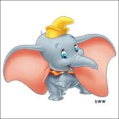 Simba est dans le désert. Il chante quand, tout d'un coup, il voit un bébé éléphant avec des longues oreilles. Qui est-il ?