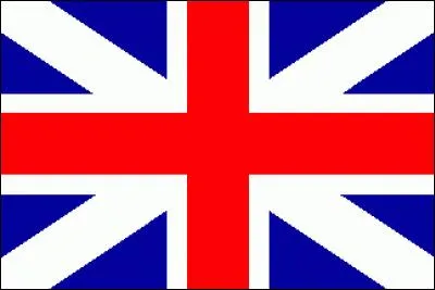 Quelle est la couleur du drapeau anglais ?