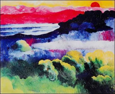 Il est mort un 29 avril, et a représenté, sur cette toile, Saint-Tropez :