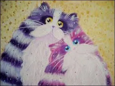 Deux chats nous regardent.