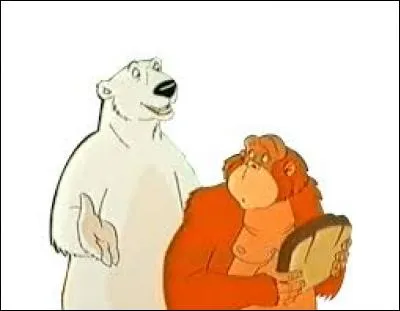 Dans quel dessin animé un ours polaire recueille-t-il des animaux en détresse sur son île flottante ?
