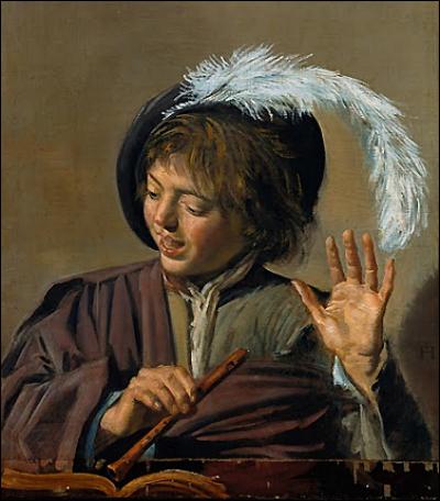Qui a peint "Le joueur de flûte chantant" ?