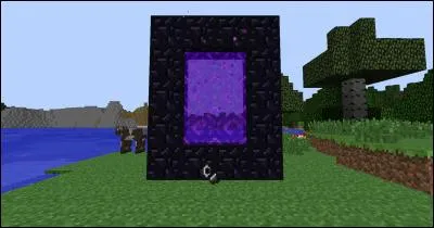 Pour faire un portail du Nether, il faut :