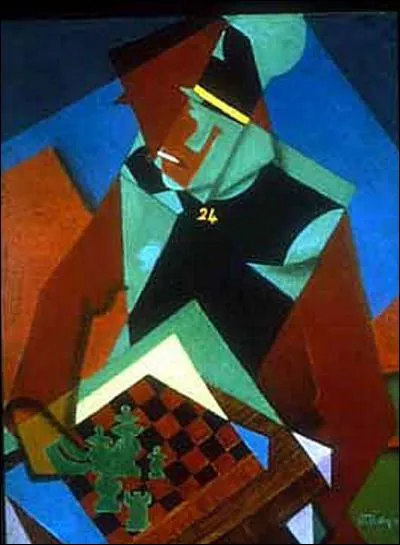 Qui a peint "Soldat à la partie d'échecs" ?