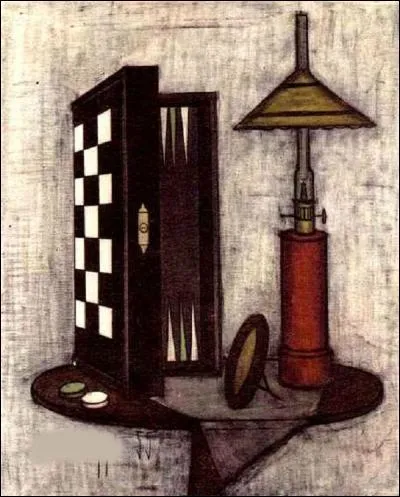 Qui a peint "Nature morte à l'échiquier" ?