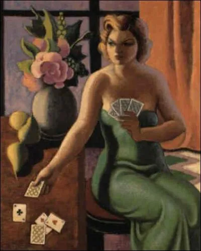 Qui a peint "Femme jouant aux cartes" ?