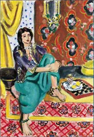 Qui a peint "Odalisque assise à l'échiquier" ?