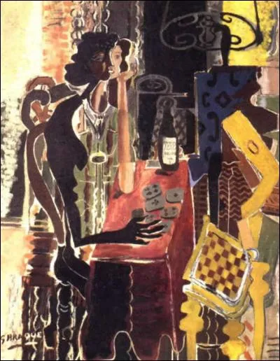 Qui a peint ce tableau représentant un jeu de cartes ?