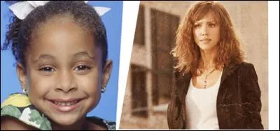 C'est bien elle, Jessica Alba (à droite)... Mais, dans quoi jouait la petite Raven Simoné (à gauche), que l'on voit adulte en photo 1 ?