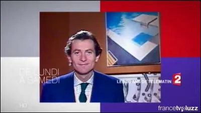 Il présente "Télématin" sur France 2 :