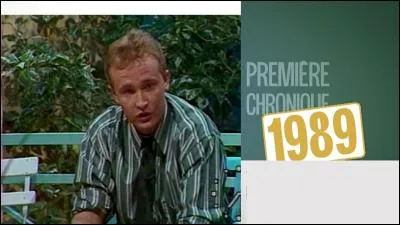 Il présente la chronique "sport" pendant 3 ans. Ensuite, en 2002, il devient chroniqueur "des nouvelles technologies" dans l'émission :