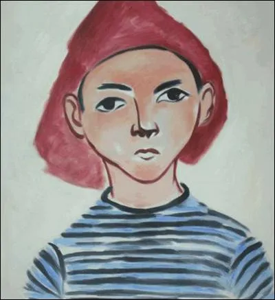 Chef de file de la nouvelle école dite ''avant-gardiste'' , ce peintre représente sur cette toile de 1909 son fils Pierre alors âgé de 9ans. Quel est le nom de l'artiste ?