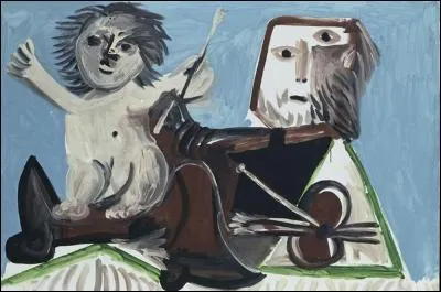 Qui a peint ''Le Peintre et l'Enfant'' en 1969 ?