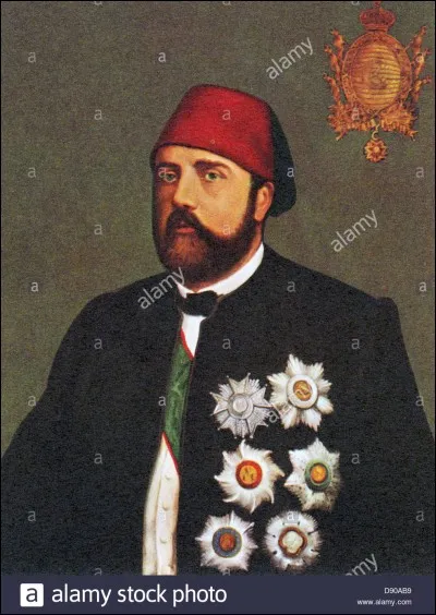 Qui est devenu le premier khédive d'Egypte en 1865 ?