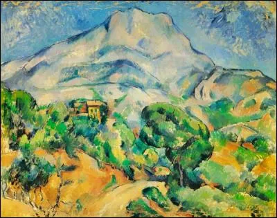 Nous restons dans le Midi, pour admirer cette montagne si souvent représentée par ce grand artiste, et nommée "Sainte Victoire" :