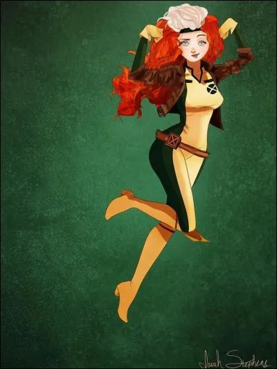 Rebelle est déguisée en :