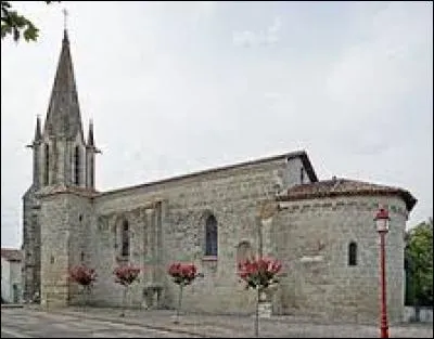 Voici l'église Notre-Dame de Bourgougnague. Commune du Lot-et-Garonne, elle se situe dans la nouvelle région ...