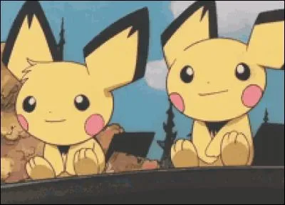 Pichu est la pré-évolution de Pikachu.