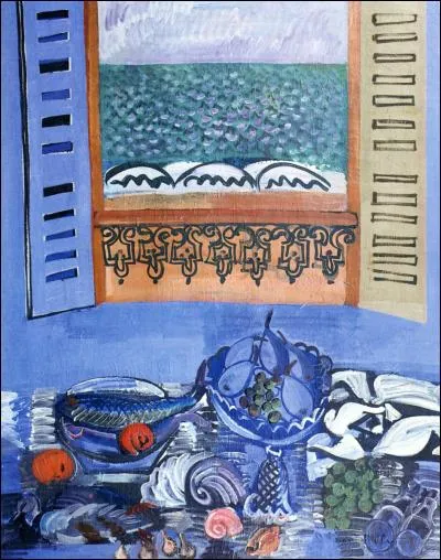 Qui a peint ce tableau représentant des poissons ?