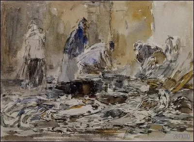 Qui a peint "Le marché au poisson" ?