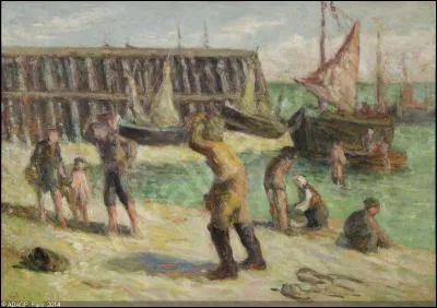Qui a peint "Le débarquement du poisson" ?
