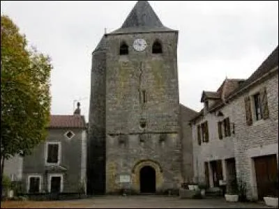 Voici l'&eacute;glise Notre-Dame de l'Assomption de Montgesty. Village Lotois, il se situe en r&eacute;gion ...