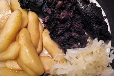 Que trouve-t-on au c�ur du Boudin de Saint-Romain ?