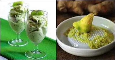 Votre voisine se décide pour un dessert tout en fraîcheur et tonifiant. Quelle compagnie le kiwi aime-t-il dans un sorbet ?
