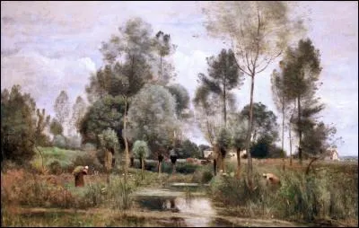 Qui a peint "Printemps, la saulaie" ?