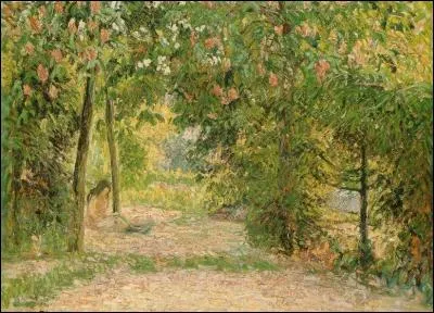 Qui a peint "Le jardin au printemps à Eragny" ?