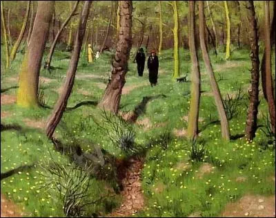 Qui a peint "Sous-bois au printemps" ?