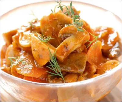 Qu'appelle-t-on champignons à la grecque ?