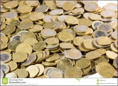 Quelles pièces () sont de deux couleurs différentes ?