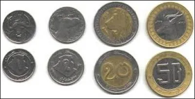 Monnaie du pays où vous pouvez allez à Alger, Oran, Béjaïa, Annaba, Tamanrasset..., c'est celle de l' / du / de la :