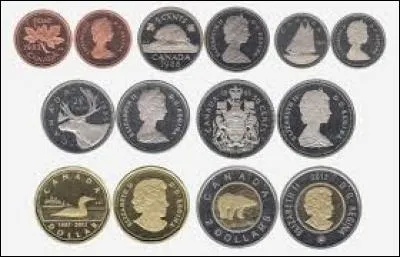 Monnaie dont le drapeau de ce pays possède une feuille rouge, c'est celle du / de l' :