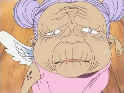 Comment s'appelle la vieille dame imaginée par Robin, suite à une erreur de compréhension de Luffy ?