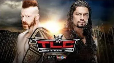 Match 7 : Main-Event : WWE World Heavyweight Championship : TLC Match.
Qui gagne ce main-event ?