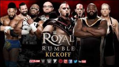 (Pré-Show - Fatal 4-Way Tag Team Match) 
L'équipe gagnante sera dans le Royal Rumble Match. Quelle équipe gagne ce pré-show ?