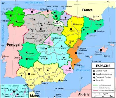 Quel est le nom de la capitale de l'Espagne ?